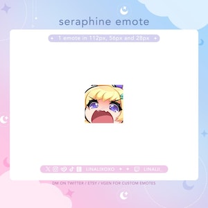 Angry Rage Mad LoL League of Legends Wild Rift Star Guardian Seraphine Emote | Cute Chibi Twitch Streamer Discord Emotes
