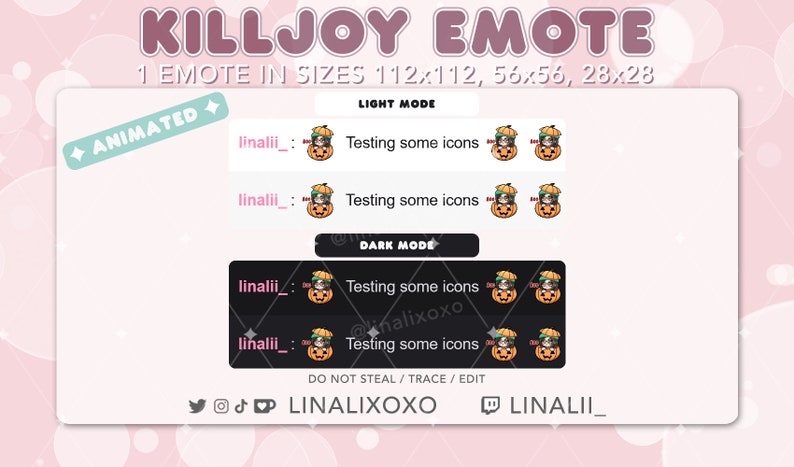 Animated Boo Halloween Pumpkin Valorant Killjoy Emote | Cute Chibi ...