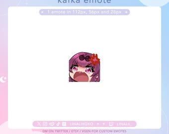 Rage Mad Angry Angy Angery Honkai Star Rail Kafka Emote | Cute Chibi Twitch Streamer Discord Emotes