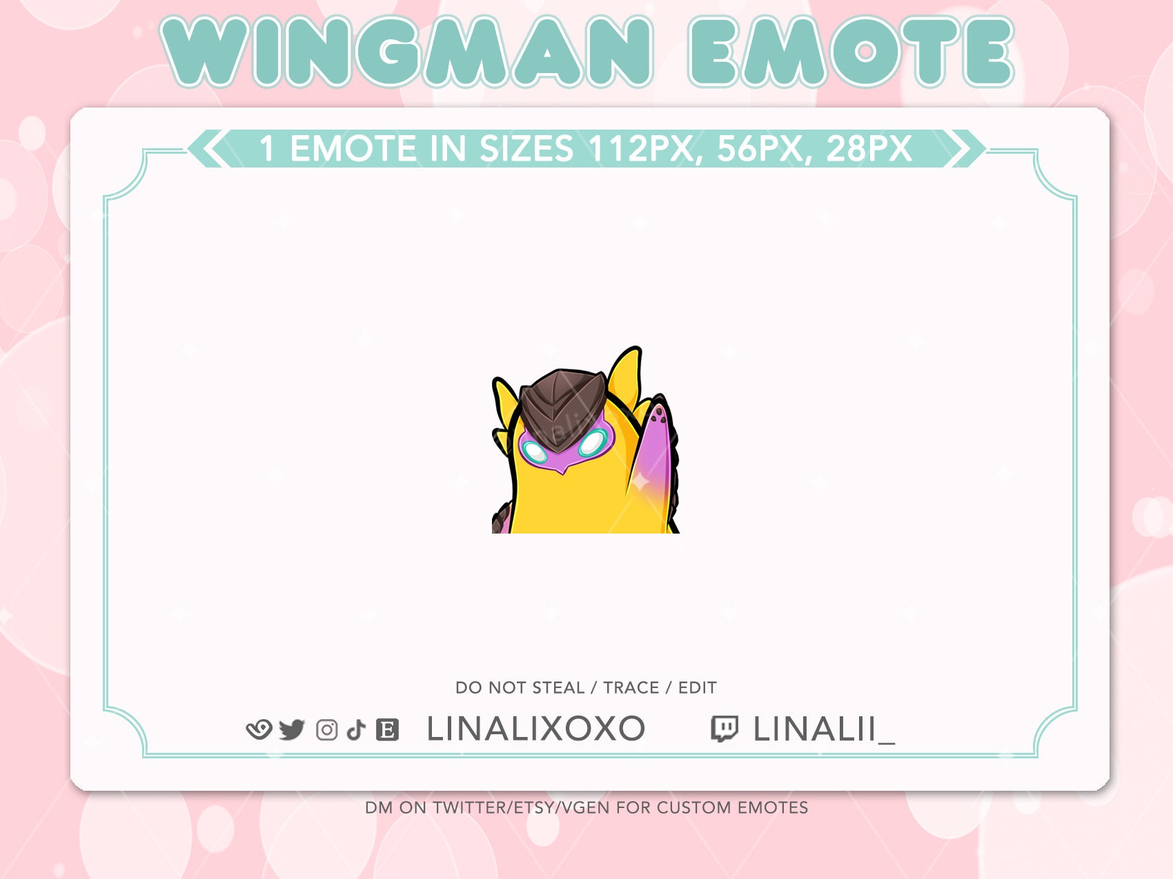 Hi Hello Wave Valorant Wingman Emote | Cute Chibi Twitch Streamer Discord Emotes
