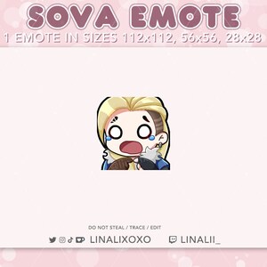 Schrei Angst Valorant Sova Emote | Süßer Chibi Twitch Streamer Discord Emotes