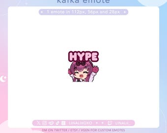 Hype Hypers Celebration Yay Honkai Star Rail Kafka Emote | Cute Chibi Twitch Streamer Discord Emotes