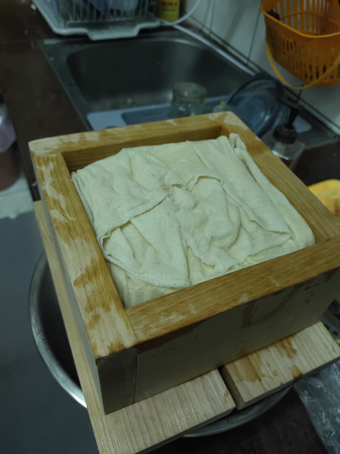 Tofu mold hand made from pine wood Etsy