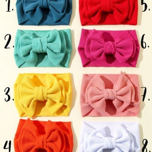 Bow Headwrap, Toddler Girl Headwrap, Headwraps for Girls, Girl Kids Headwraps