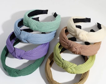 Girls Top Knot Headband, Polyester Fabric
