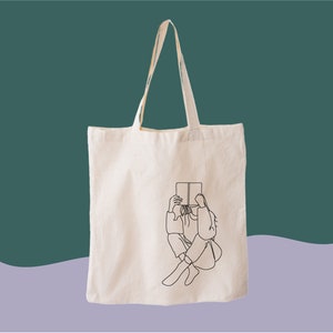 Tote Bag Library Book Bag Library Tote Bag Reading Bag Tote Bag Books Gift for Book Lover Reading Tote Bag Bookish Tote Bag Gift Reader