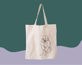 Tote Bag Library Book Bag Library Tote Bag Reading Bag Tote Bag Books Gift for Book Lover Reading Tote Bag Bookish Tote Bag Gift Reader