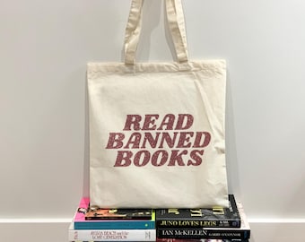 Tote bag Lisez les livres interdits : cadeau pour les amoureux des livres