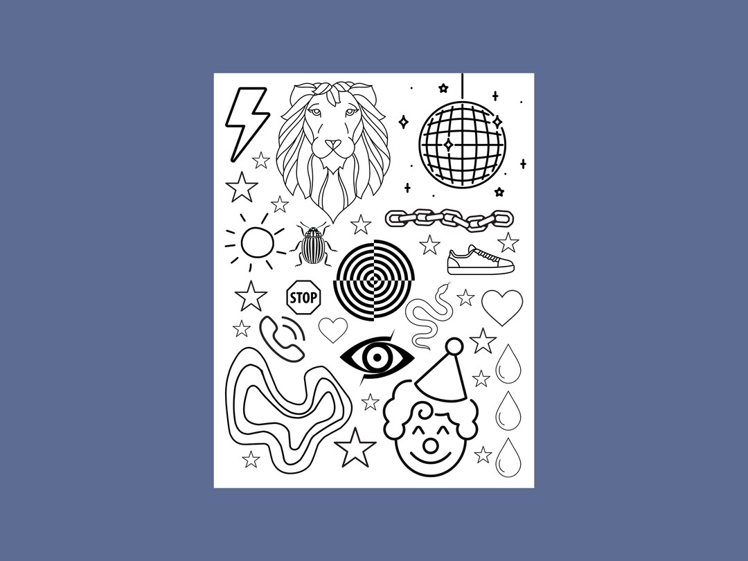 Adult Colouring Page Trippy Printable Digital Download Adult - Etsy