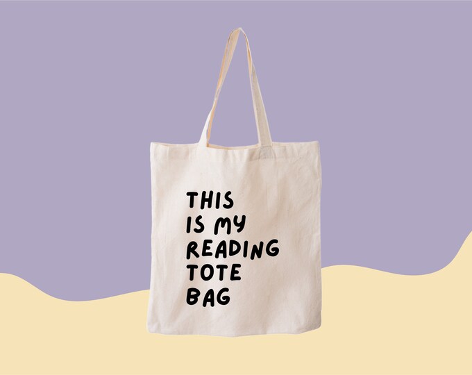 Lectura Tote Bag Bookish Reading Tote Bag Book Tote Bag Book Bag Library Bag Bookish Bag Book Lover Gift Library Tote Bag Libro Regalo Lectura