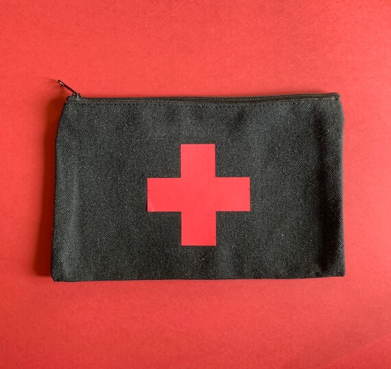 First Aid Pouch First Aid Zippered Bag Etsy