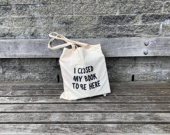 Book Tote Bag Reading Literary Library Bag
