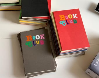 Colorful Reading Journal: Small Book Club Notebook, Book Review Log