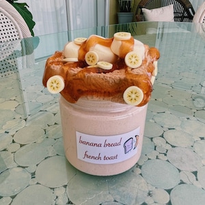 DIY Banana Bread French Toast Scented Slime