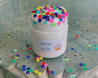 Cereal Milk Thick and Glossy Slime