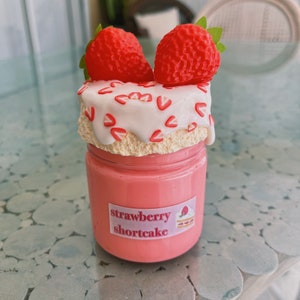 DIY Strawberry Shortcake Scented Slime