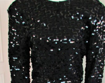 Long Sleeve Sequin - Etsy