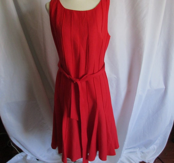 SIZE 6 CALVIN KLEIN Classic 60s Style Pleated Pan… - image 2