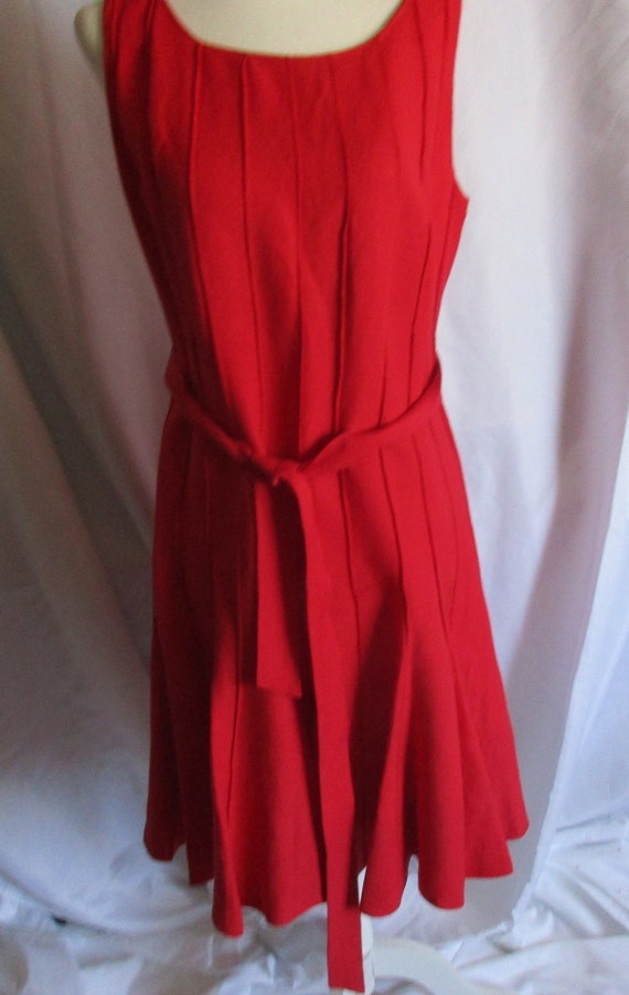 SIZE 6 CALVIN KLEIN Classic 60s Style Pleated Pan… - image 1