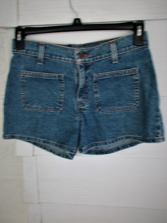 LEVI Denim SHORTS Mod Grunge Hipster Rocker Boho … - image 2