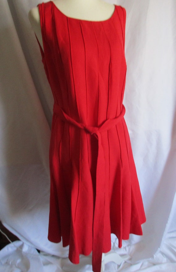 SIZE 6 CALVIN KLEIN Classic 60s Style Pleated Pan… - image 10