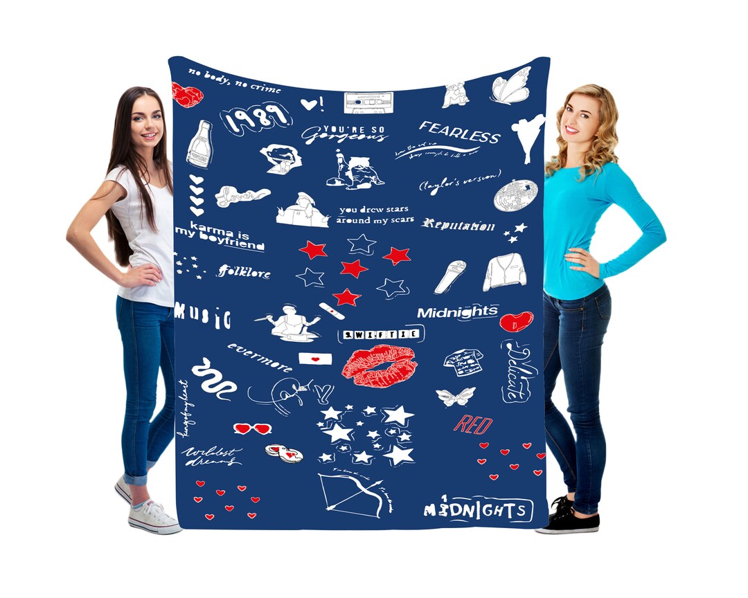 Eras Tour Throw Swiftie Concert Blanket Christmas Gift Etsy