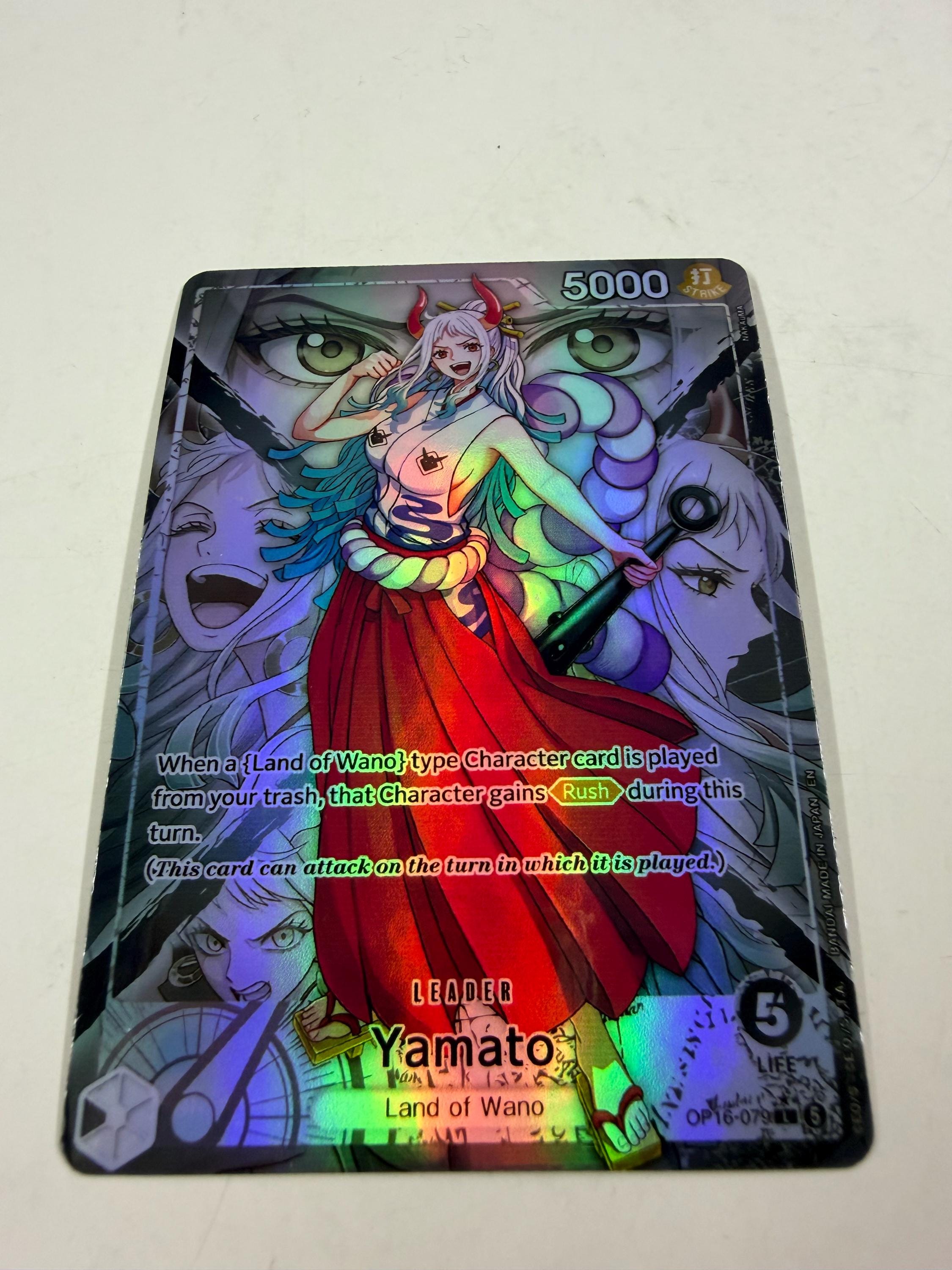 Yamato OP16-079 (alternate Art) | FULL HOLO | Orica PROXY - Etsy