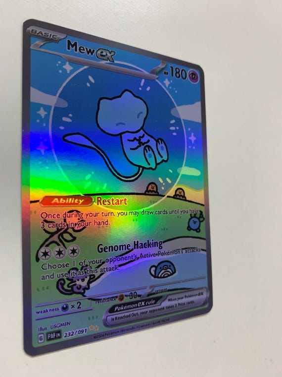 Mew Ex 232/091 | FULL HOLO | Orica PROXY - Etsy