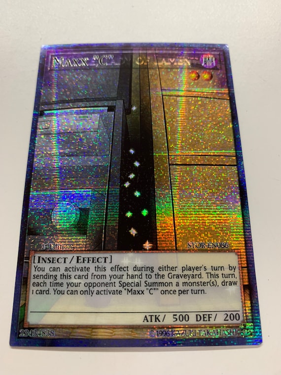 Yu-Gi-Oh! Japanese Maxx "C" - Secret Rare From RC03-JP004 - Lightly Played  Condition