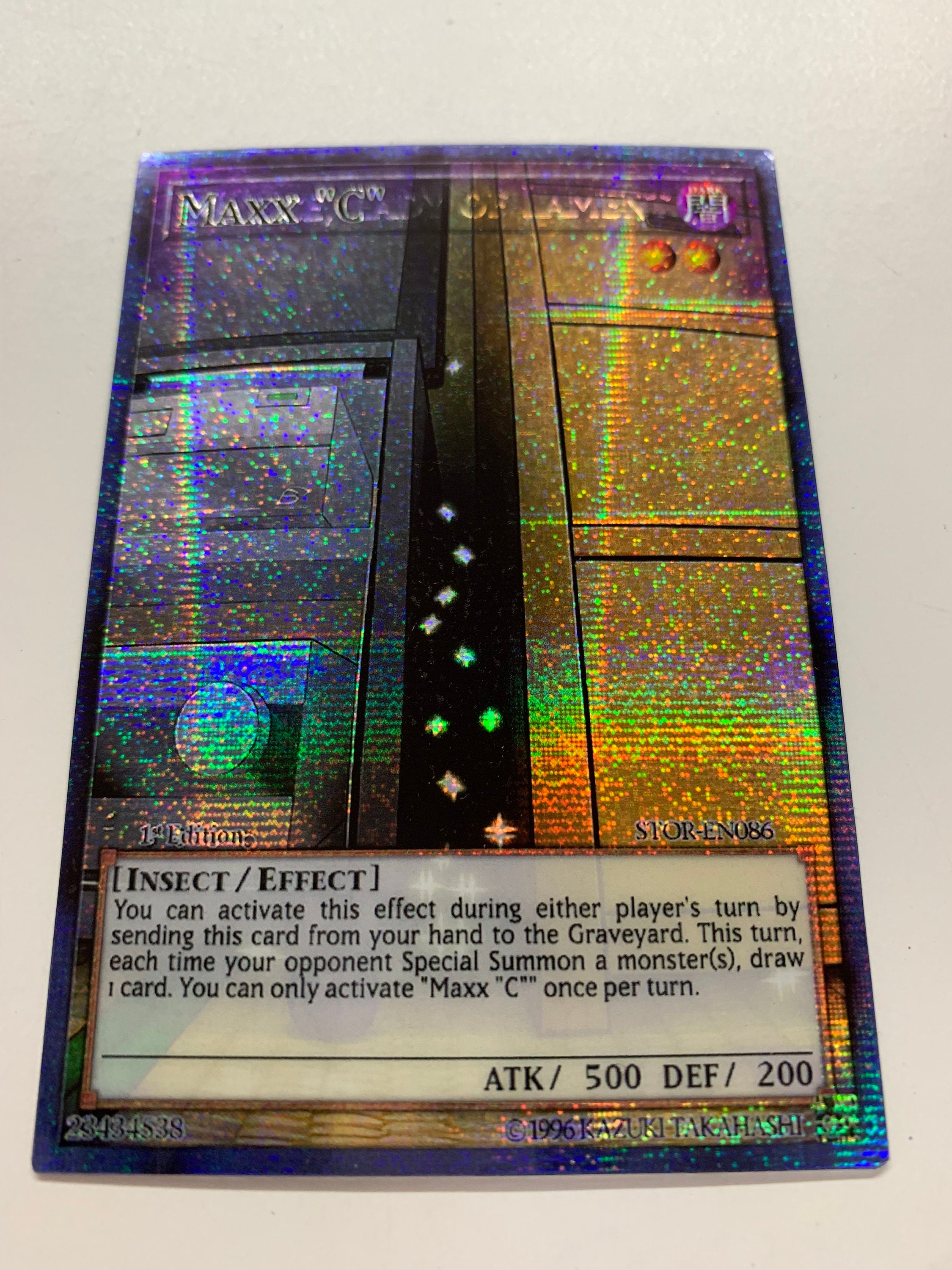 yugioh card maxx c Maxx C [SR03-EN020] Common Damaged 1st Edition