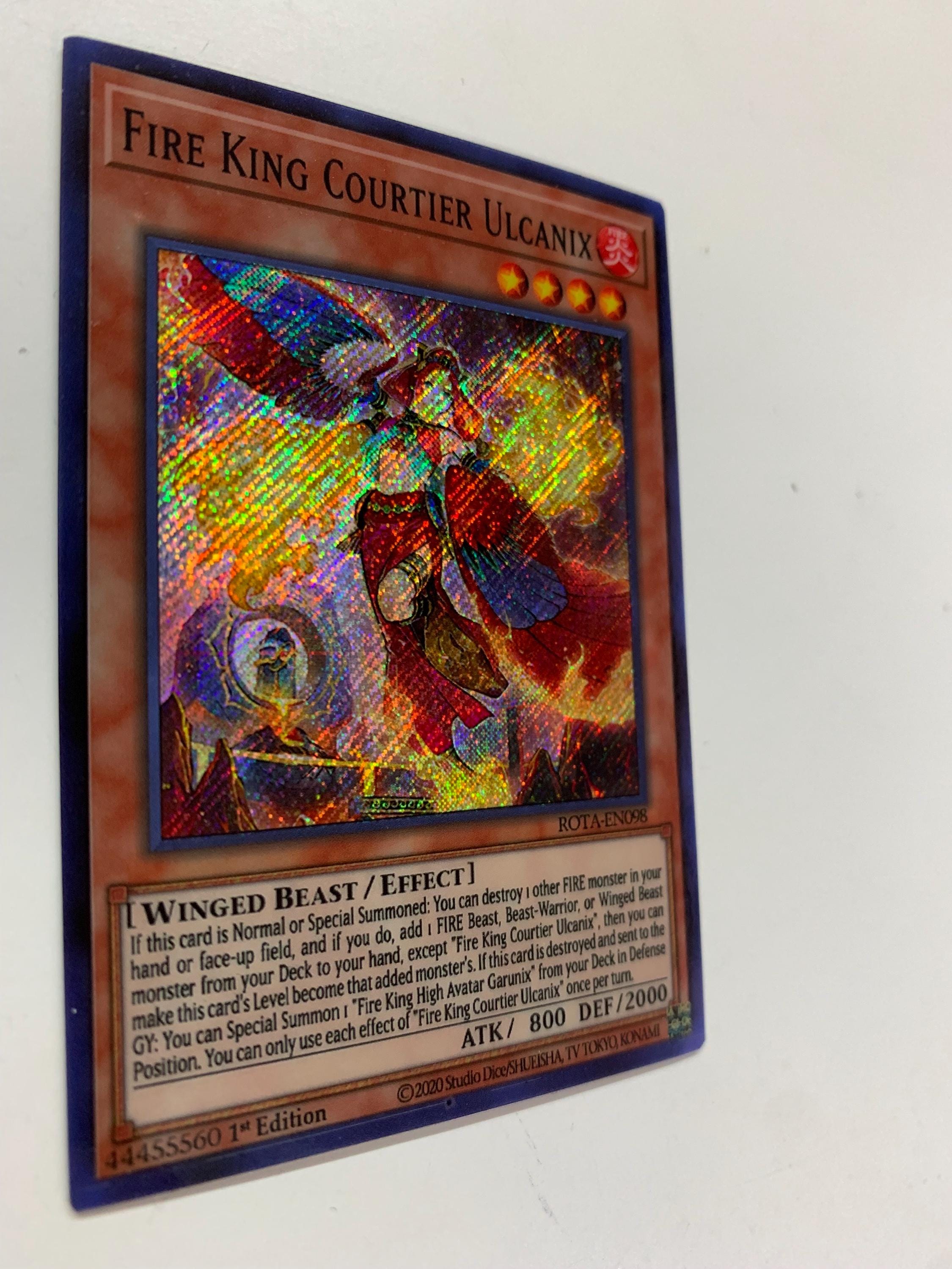 Fire King Courtier Ulcanix | Secret Rare | Orica PROXY - Etsy