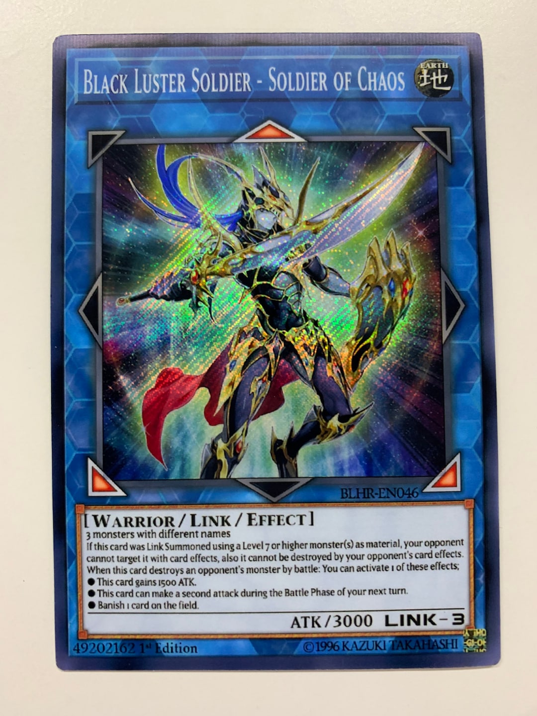 Black Luster Soldier - Soldier of Chaos | Secret Rare Black Luster Soldier - Soldier of Chaos | Secret Rare