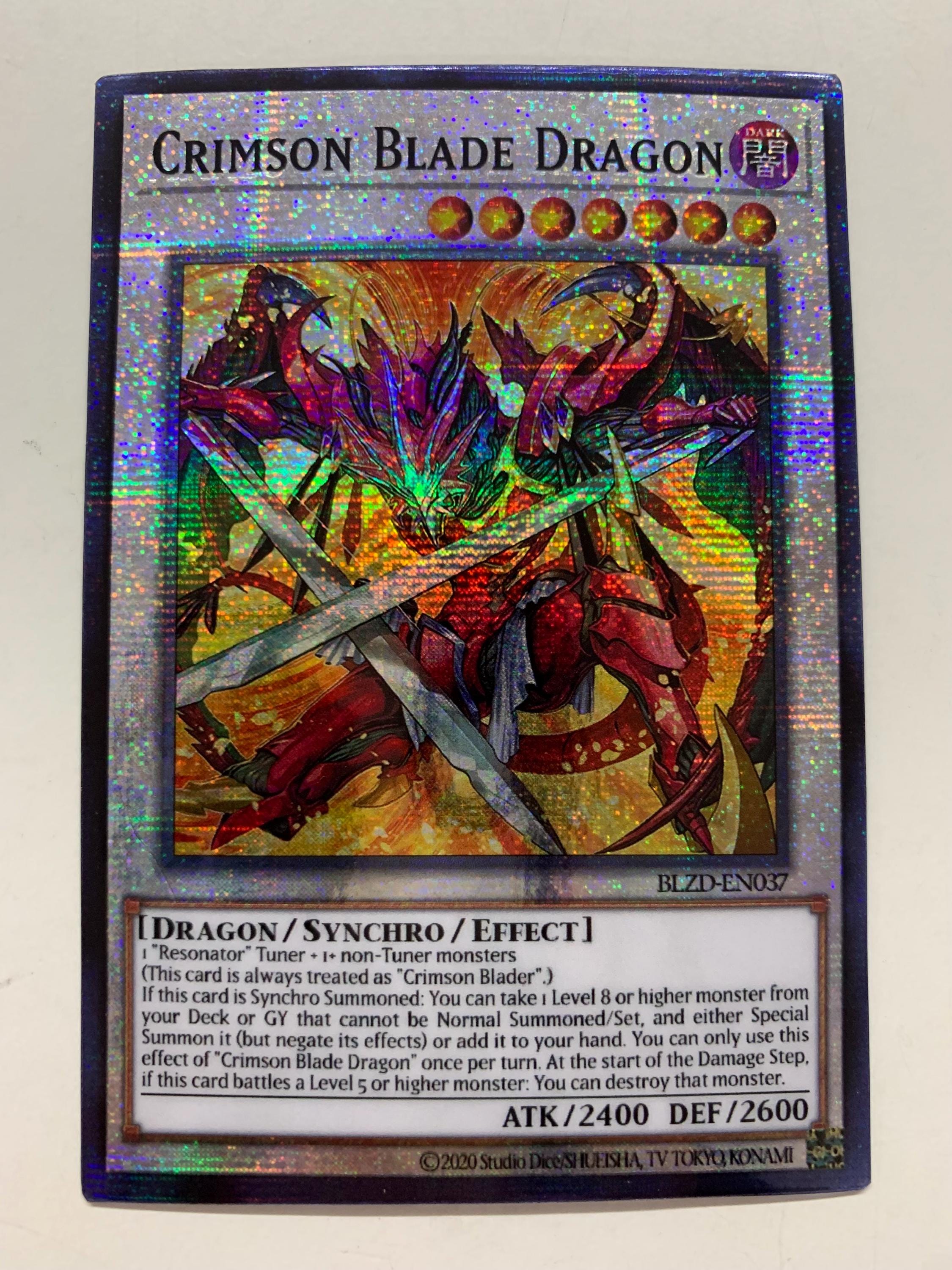 ARトレカ　フィリックス  unlock オンコン Crimson Blade Dragon | Ultra Rare | Orica PROXY - Etsy