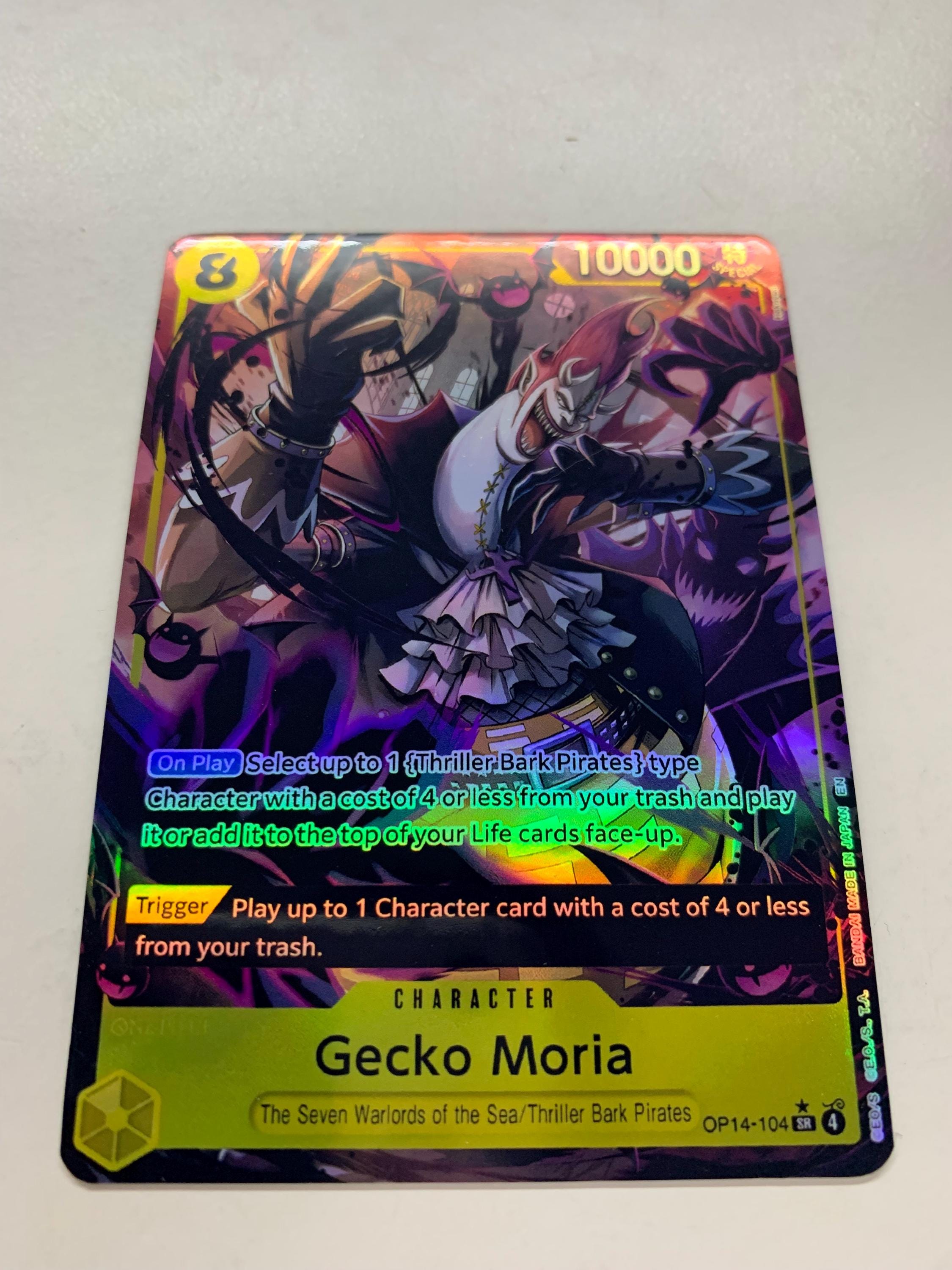 Gecko Moria OP14-104 (alternate Art) | FULL HOLO | Orica PROXY - Etsy