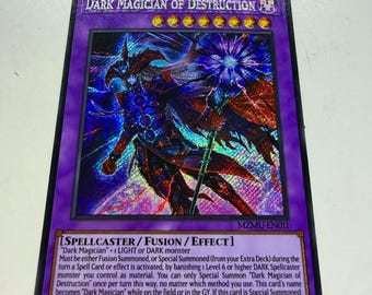 Dark Magician of Destruction | Secret Rare | Orica PROXY - Etsy