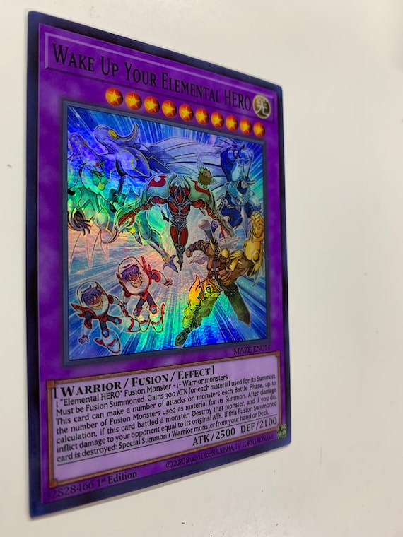 Wake up Your Elemental HERO | Super Rare | Orica PROXY - Etsy Israel