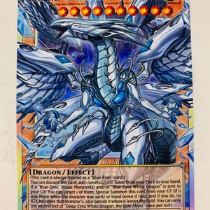 Blue Eyes White Dragon Card Sleeve - Etsy Canada