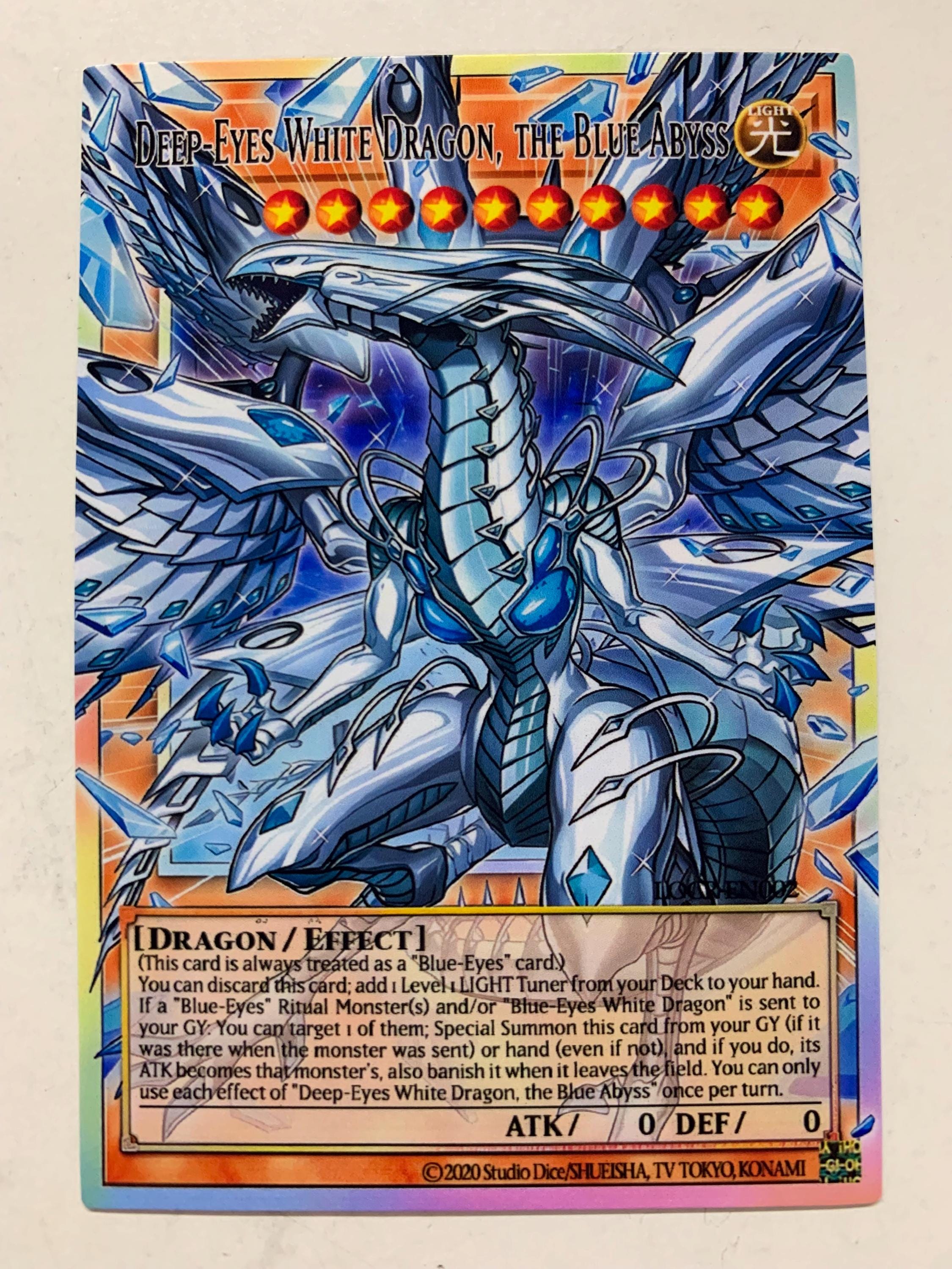 Deep-eyes White Dragon, the Blue Abyss | Overframe Rare | Orica