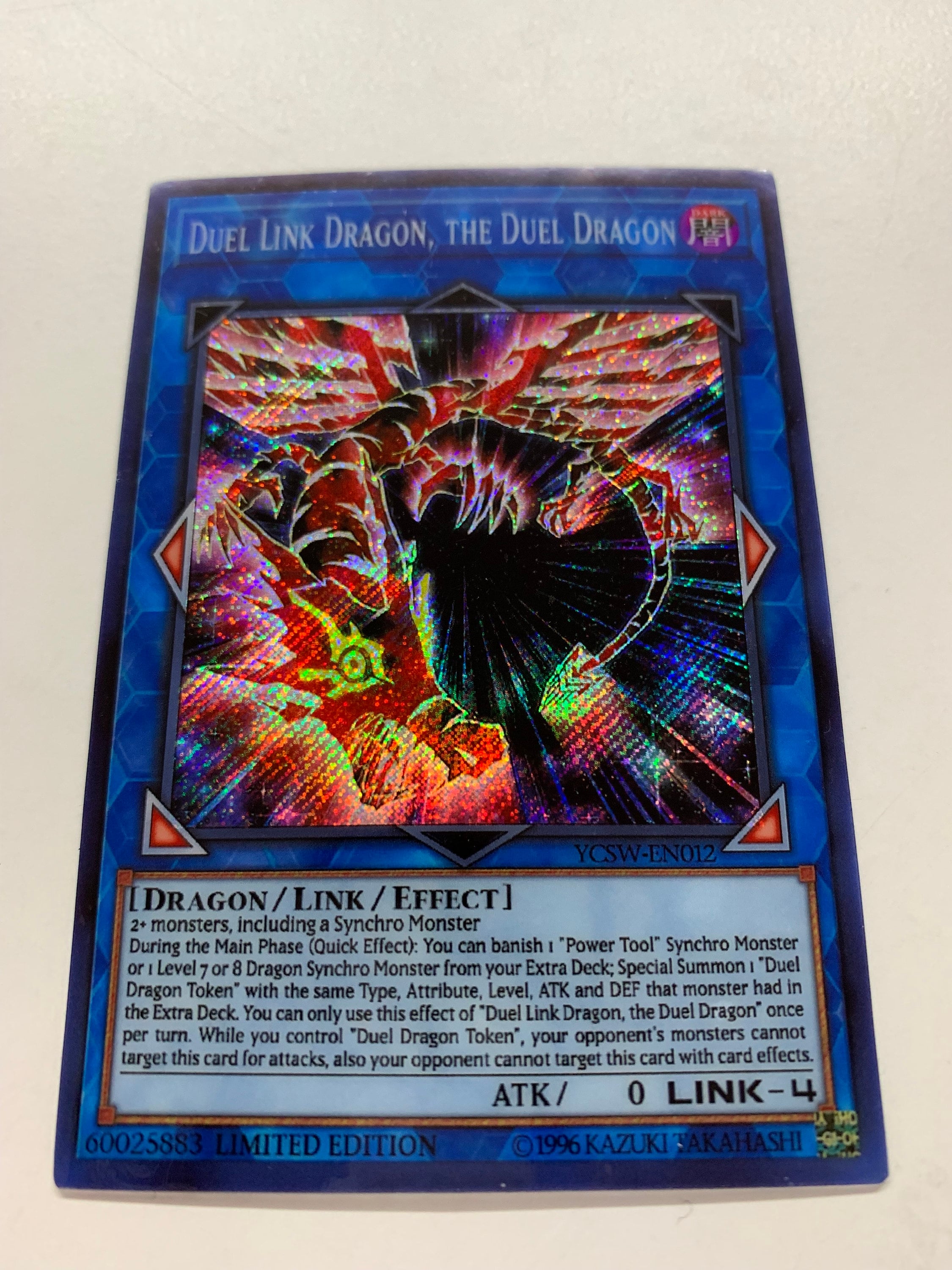 Yugioh Duel Link Dragon, The Duel Dragon YCSW-EN012 Super