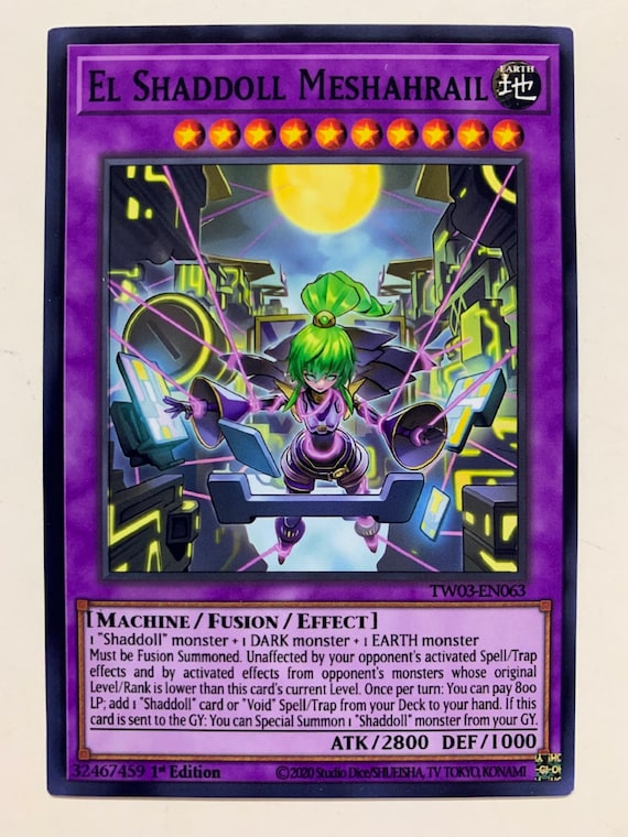 El Shaddoll Meshahrail | Super Rare | Orica PROXY - Etsy