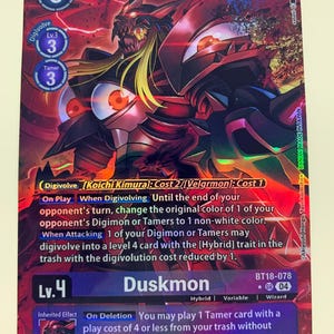 Duskmon BT18-078 (Alternate Art) | FULL HOLO | Orica PROXY