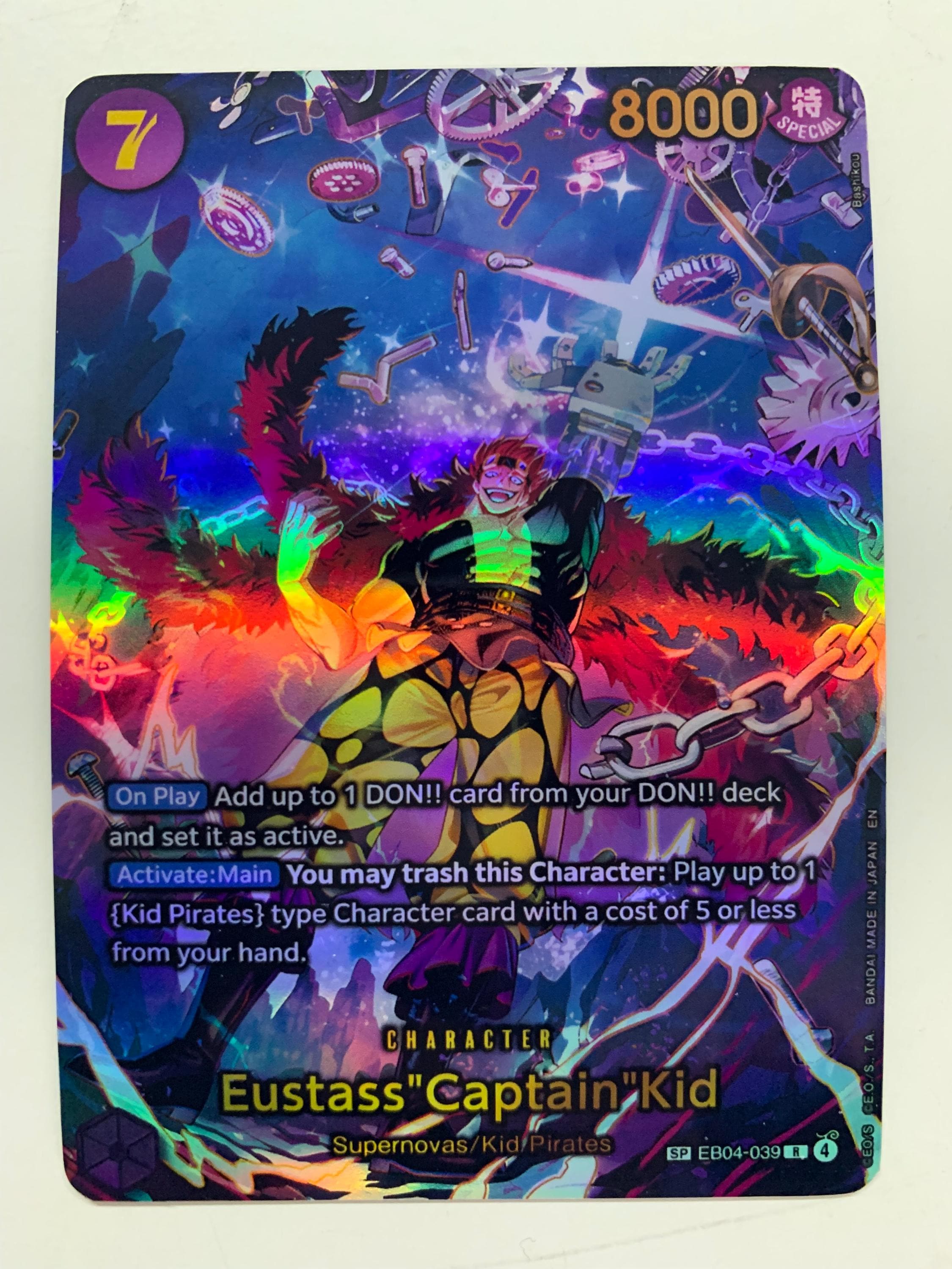 Eustass“captain”kid EB04-039 (alternate Art) | FULL HOLO | Orica
