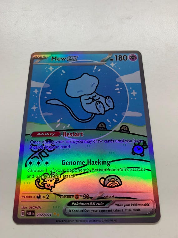 Mew Ex 232/091 | FULL HOLO | Orica PROXY - Etsy