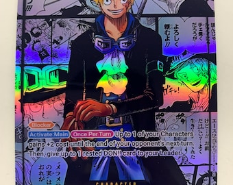 One Piece Proxy Card Holo - Sabo OP13-120 Character SEC - Etsy