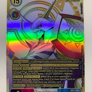 Wargreymon Proxy Card - Etsy Wargreymon Proxy Card - Etsy