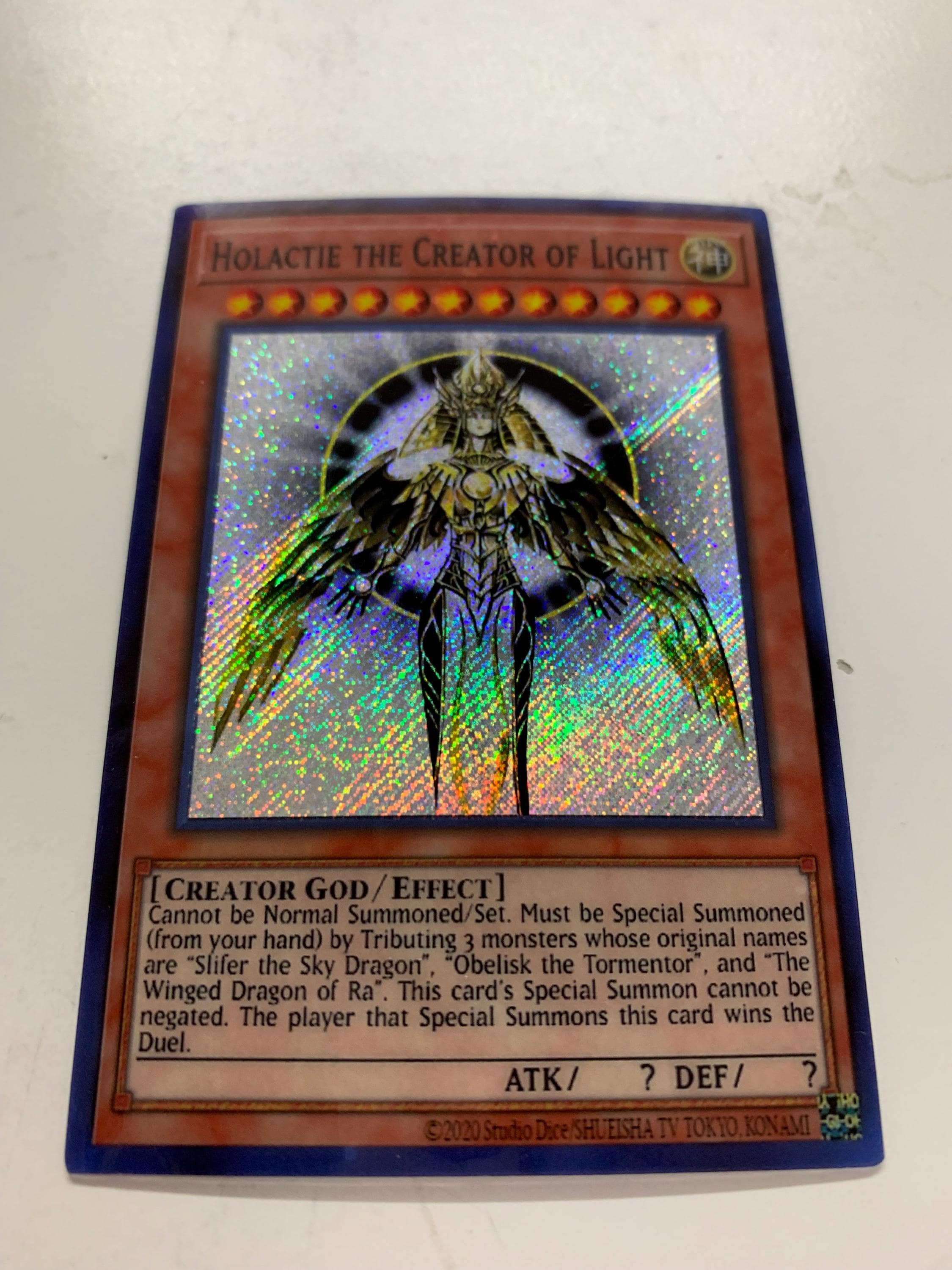 yugioh holactie card Holactie the Creator of Light main image 1