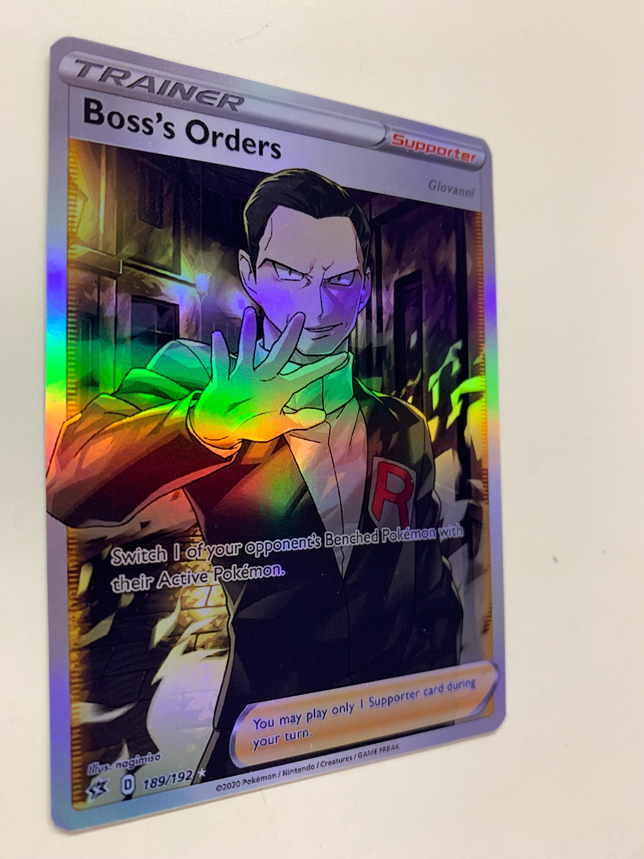 Boss's Orders 189/192 | FULL HOLO | Orica PROXY - Etsy Ireland Boss's Orders 189/192 | FULL HOLO | Orica PROXY - Etsy Ireland