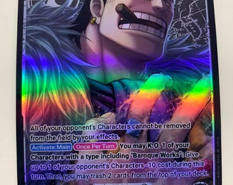Crocodile OP14-079 (alternate Art) | FULL HOLO | Orica PROXY - Etsy