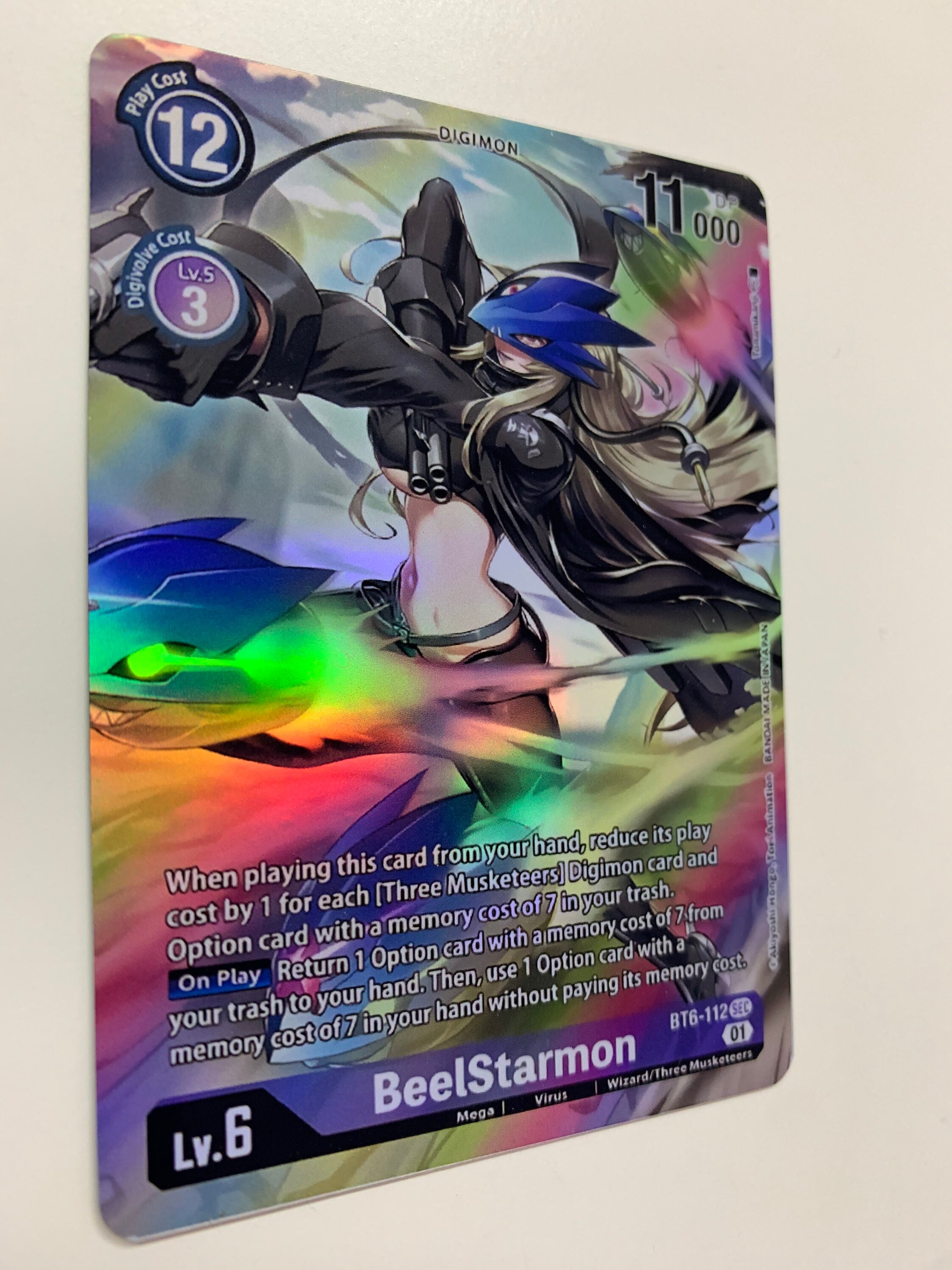 Beelstarmon BT6-112 (alternate Art) | FULL HOLO | Orica Beelstarmon BT6-112 (alternate Art) | FULL HOLO | Orica