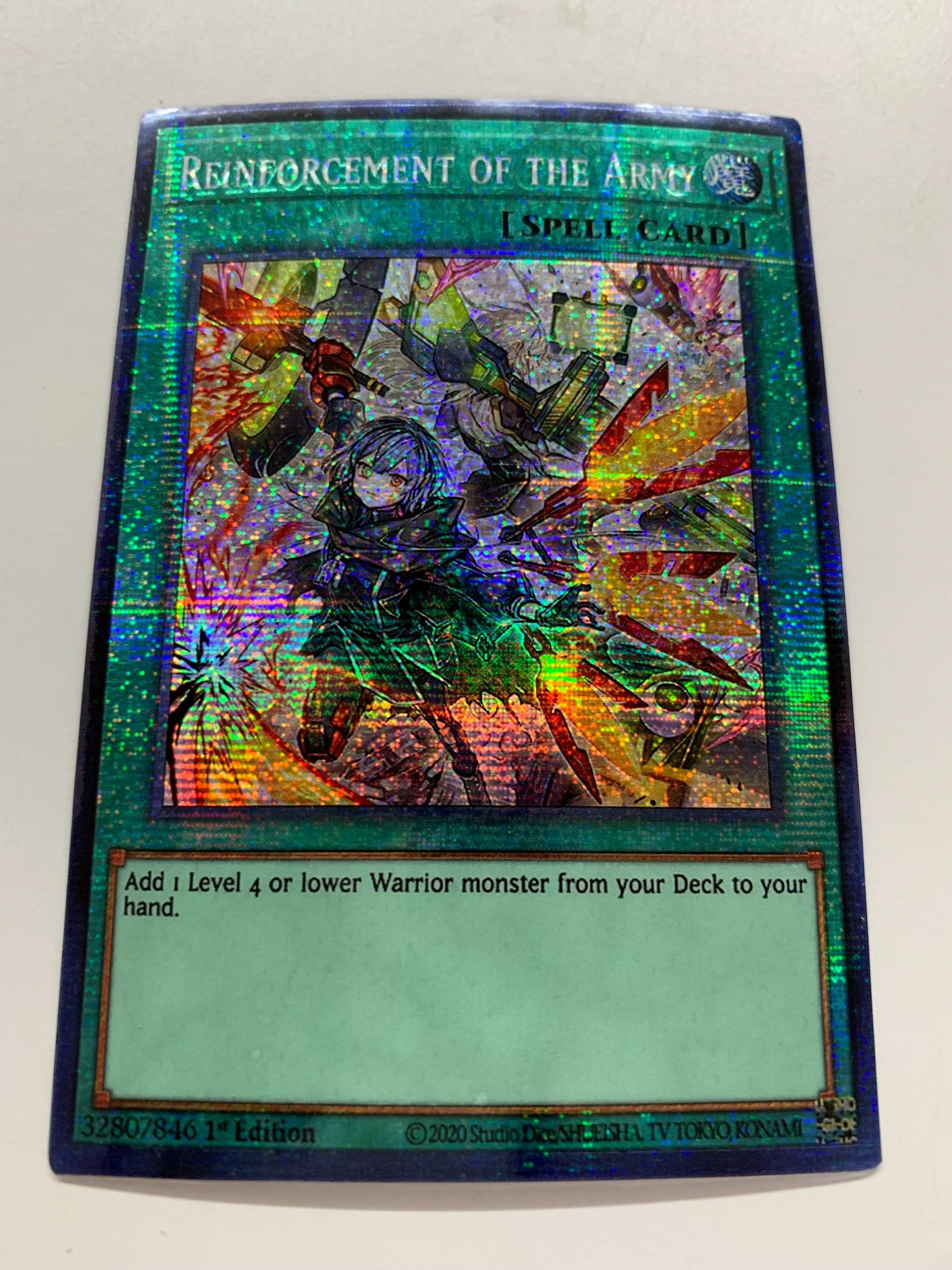Reinforcement of the Army (alternate Art) | Super Rare | Orica